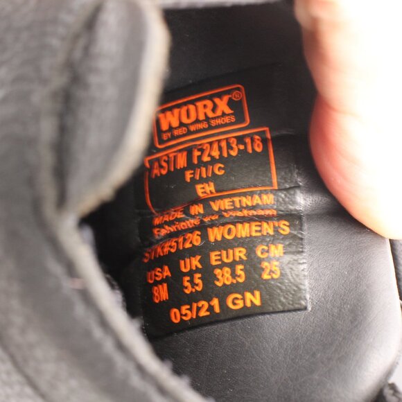 Red Wing Shoes Black Ankle Boots - Picture 3 of 9